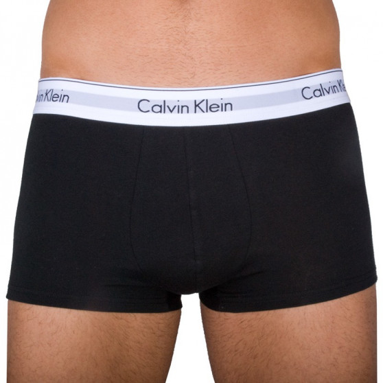 2PACK Moške boksarice Calvin Klein črne (NB1086A-001)