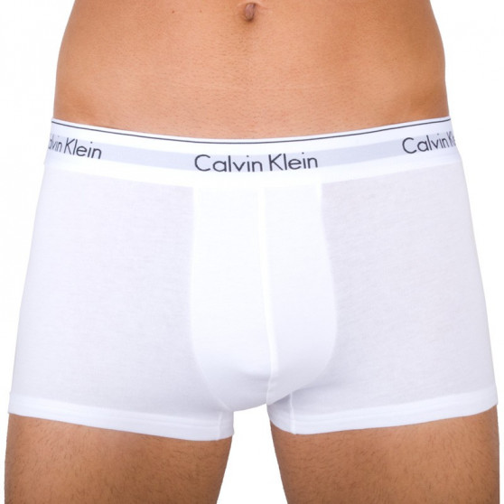 2PACK moške boksarice Calvin Klein bele (NB1086A-100)
