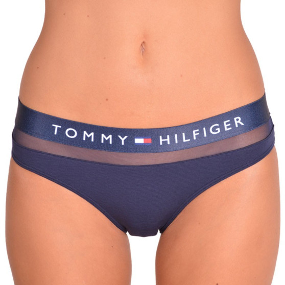 Ženske hlačke Tommy Hilfiger temno modra (UW0UW00022 416)