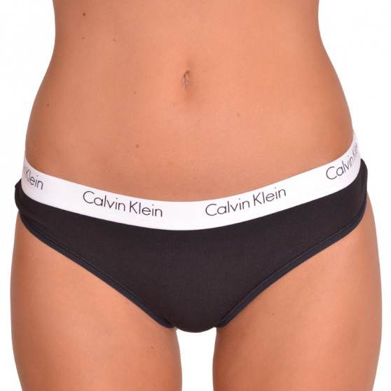 2PACK ženske tangice Calvin Klein črne (QD3583E-001)