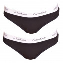 2PACK ženske tangice Calvin Klein črne (QD3583E-001)