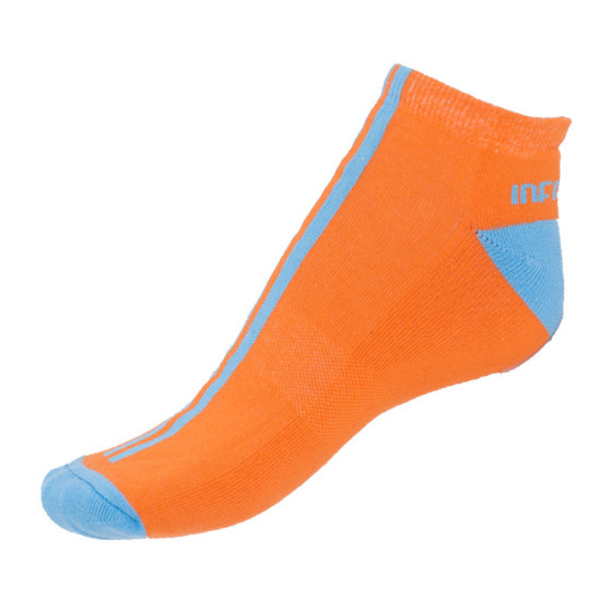 Nogavice Infantia Softline oranžne z modro črto