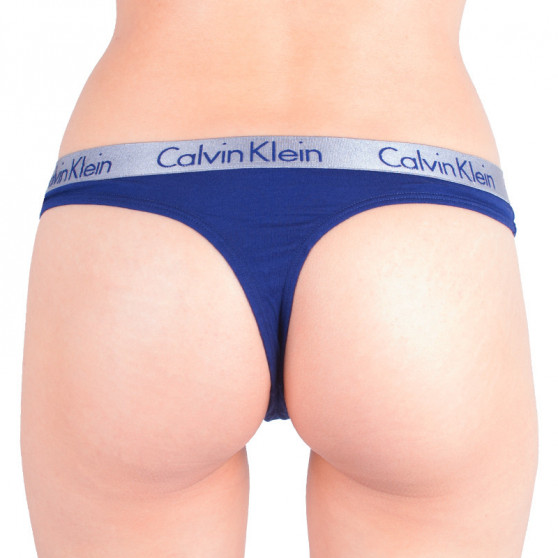 Ženske tangice Calvin Klein modre (QD3539E-SX1)