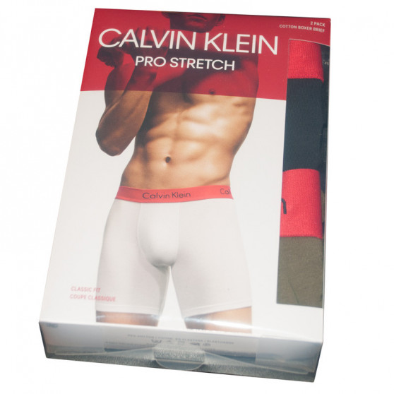 2PACK Moške boksarice Calvin Klein večbarvne (NB1464A-JKB)