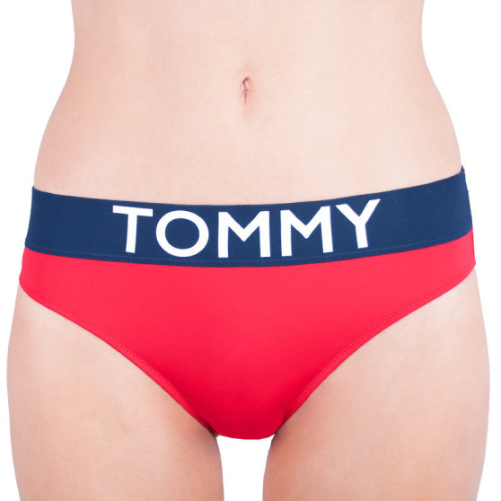 Ženske hlačke Tommy Hilfiger rdeča (UW0UW00700 611)