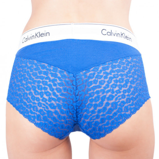 Ženske hlačke Calvin Klein modre (QF4687E-PZ6)