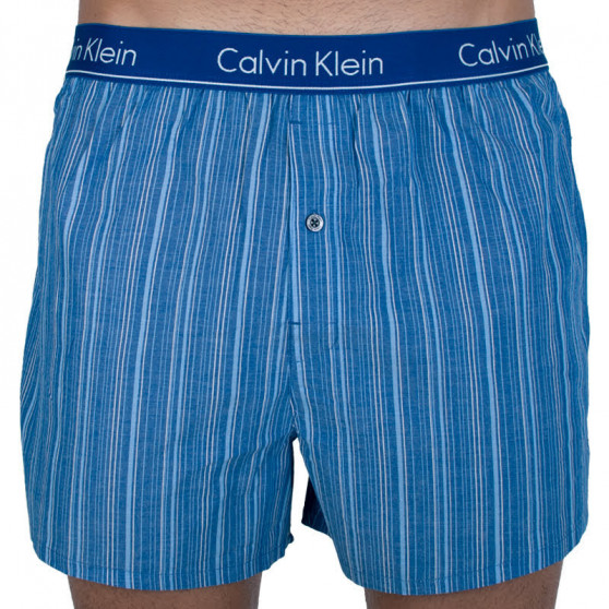 2PACK Moške boksarice Calvin Klein slim fit večbarvne (NB1544A-LGW)