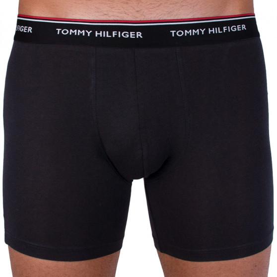 3PACK Moške boksarice Tommy Hilfiger črne (UM0UM00010 990)