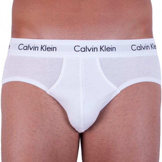 3PACK moške hlačke Calvin Klein bele (U2661G-100)