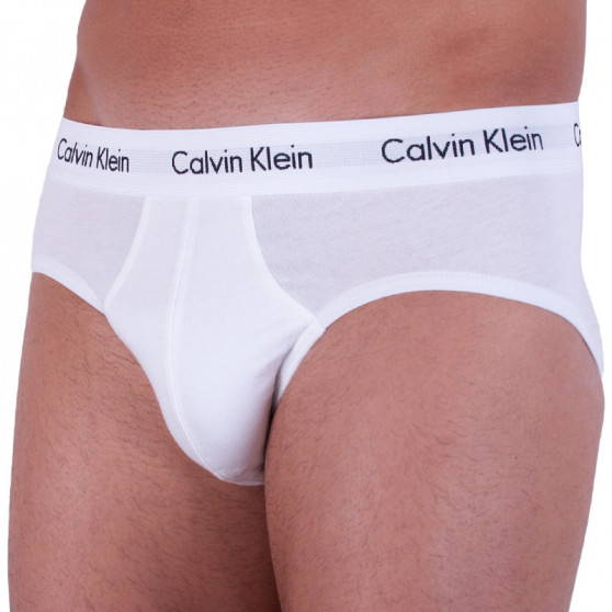 3PACK moške hlačke Calvin Klein bele (U2661G-100)