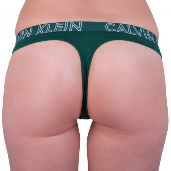 Ženske tangice Calvin Klein zelene (QD3636E-YG5)