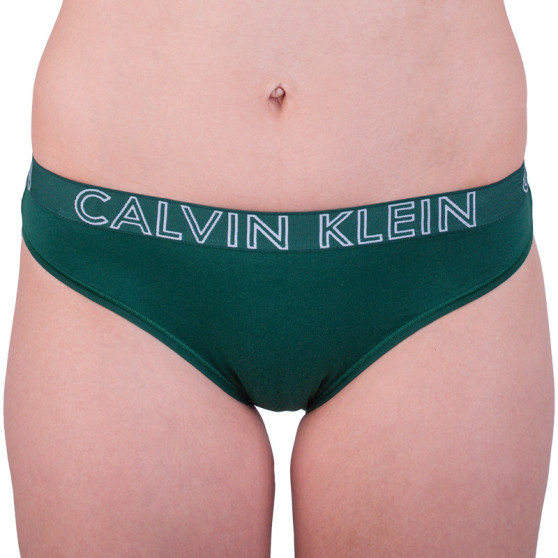 Ženske hlačke Calvin Klein zelena (QD3637E-YG5)
