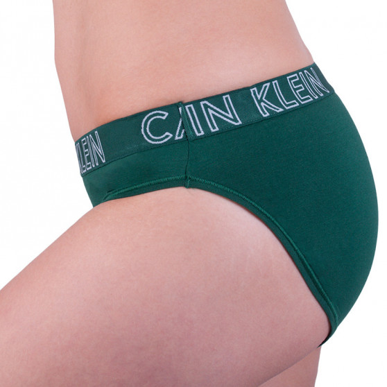 Ženske hlačke Calvin Klein zelena (QD3637E-YG5)