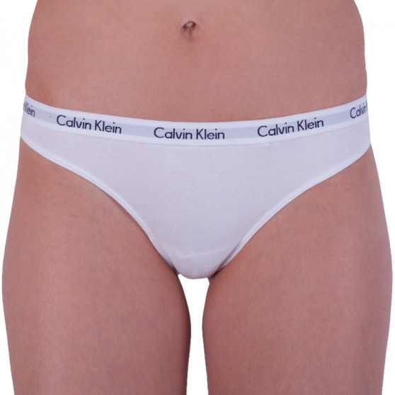 3PACK ženske tangice Calvin Klein večbarvne (QD3587E-YS3)