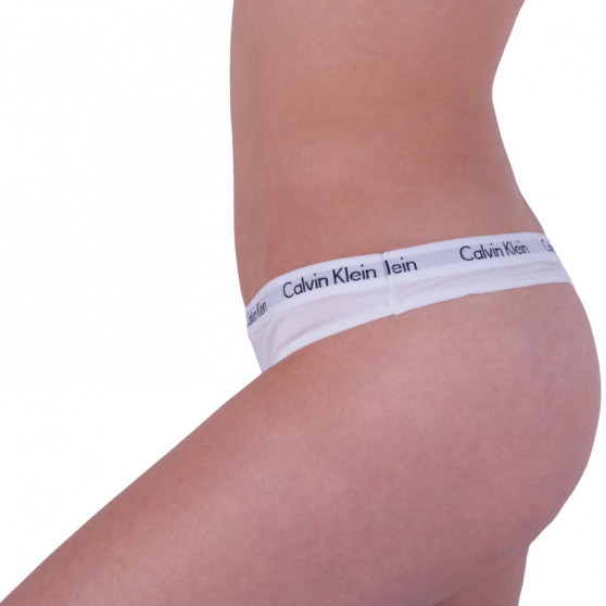 3PACK ženske tangice Calvin Klein večbarvne (QD3587E-YS3)