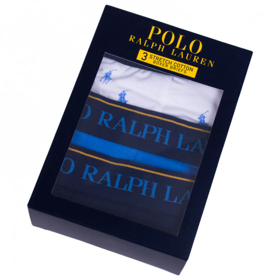 3PACK Moške boksarice Ralph Lauren večbarvne (714730410001)