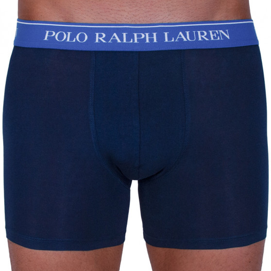 3PACK moške boksarice Ralph Lauren temno modre (714713772004)