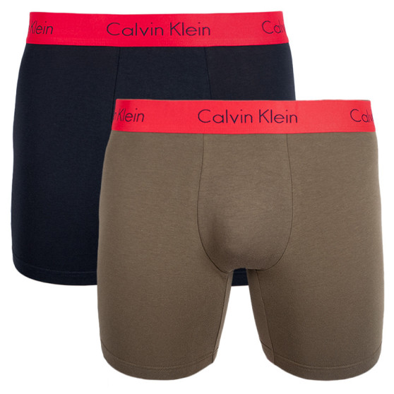 2PACK Moške boksarice Calvin Klein večbarvne (NB1464A-JKB)