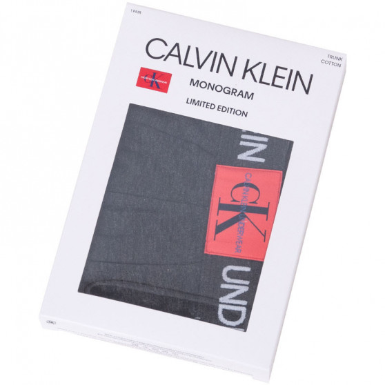 Moške boksarice Calvin Klein temno sive barve (NB1678A-038)