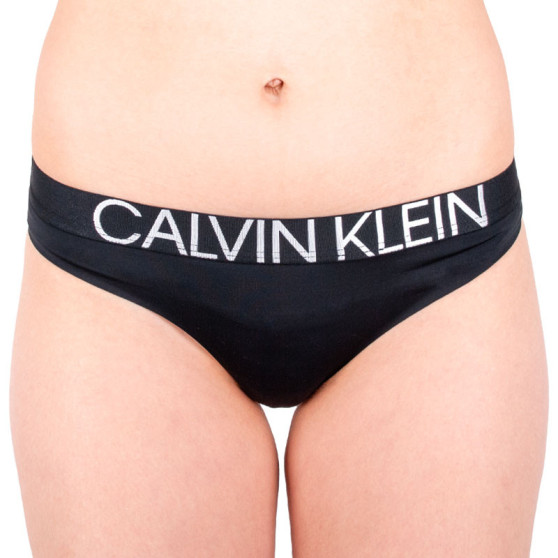 Ženske tangice Calvin Klein črne (QF5184E-001)