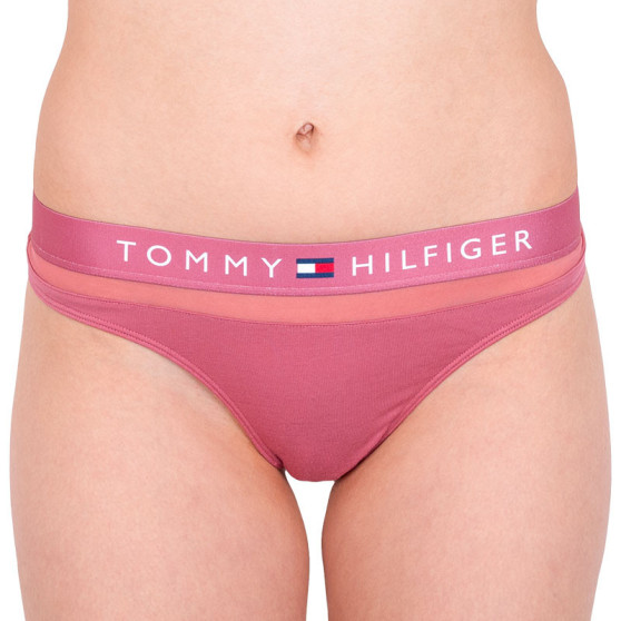 Ženske tangice Tommy Hilfiger roza (UW0UW00064 503)