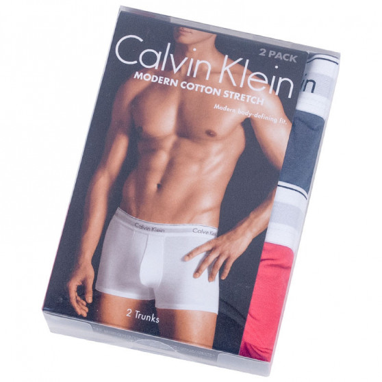 2PACK Moške boksarice Calvin Klein večbarvne (NB1086A-KGQ)