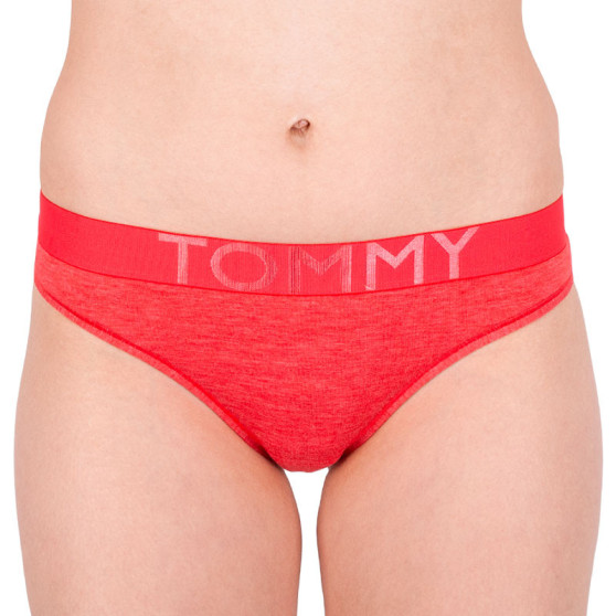 Ženske tangice Tommy Hilfiger rdeča (UW0UW01060 615)