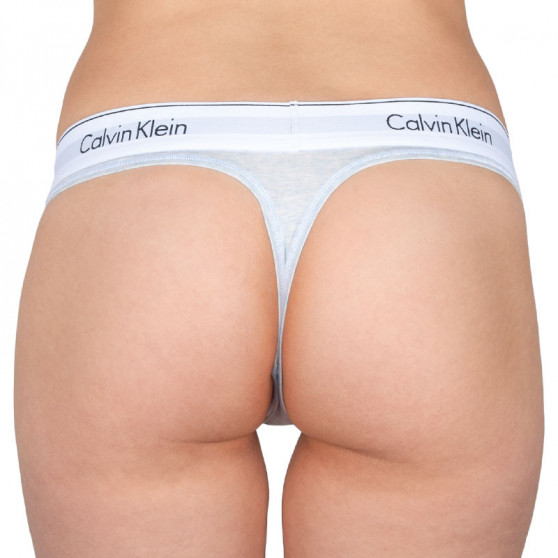 Ženske tangice Calvin Klein sive barve (F3786E-WZH)