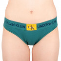 Ženske hlačke Calvin Klein zelena (QF4921E-ZAY)