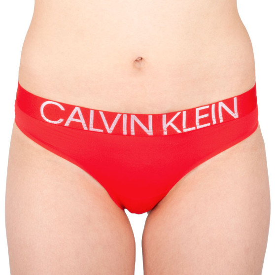 Ženske tangice Calvin Klein rdeča (QF5184E-DFU)