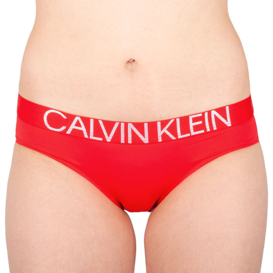 Ženske hlačke Calvin Klein rdeča (QF5183E-DFU)
