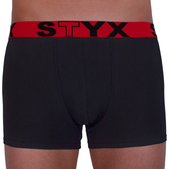 Moške boksarice Styx športna guma črne (G964)