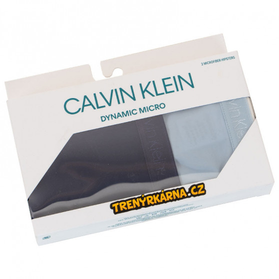 2PACK ženske hlačke Calvin Klein modre (QD3696E-AAN)