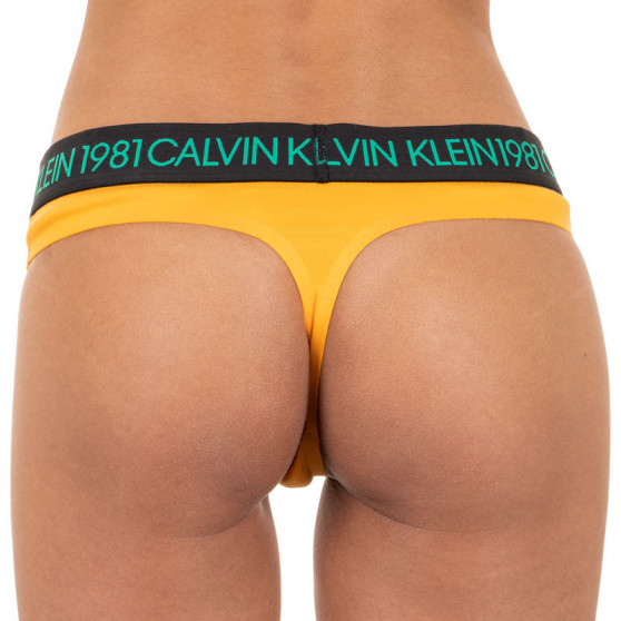 Ženske tangice Calvin Klein oranžna (QF5448E-1ZK)