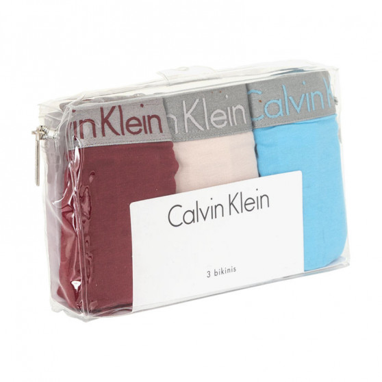 3PACK ženske hlačke Calvin Klein večbarvne (QD3589E-RJV)