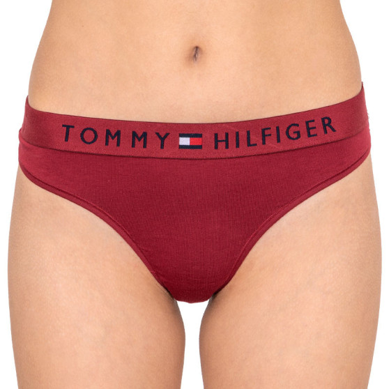 Ženske tangice Tommy Hilfiger rdeča (UW0UW01555 629)