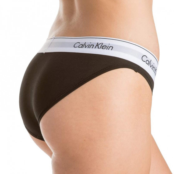 Ženske hlačke Calvin Klein prevelike črne (QF5118E-001)