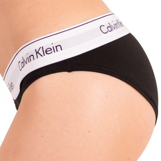 Ženske hlačke Calvin Klein prevelike črne (QF5118E-001)