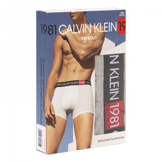 Moške boksarice Calvin Klein sive (NB2050A-080)