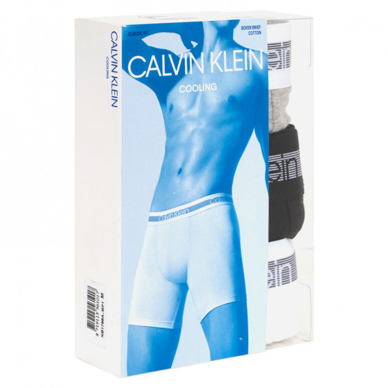 3PACK Moške boksarice Calvin Klein večbarvne (NB1798A-MP1)
