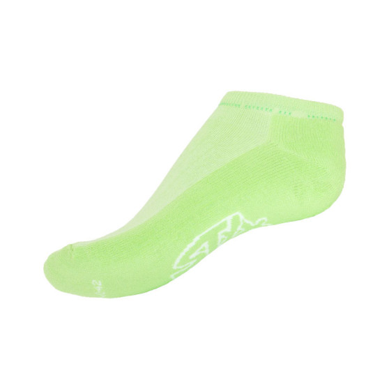 Nogavice Styx notranje zelene barve z belim napisom (H255)