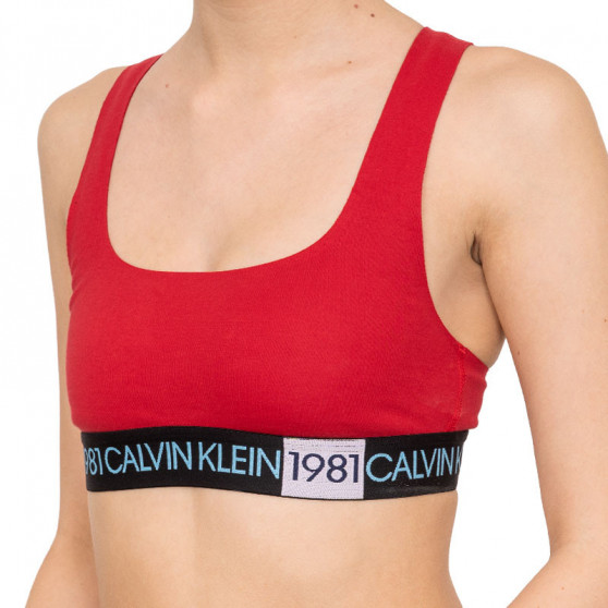 Ženski modrček Calvin Klein rdeča (QF5577E-3YQ)