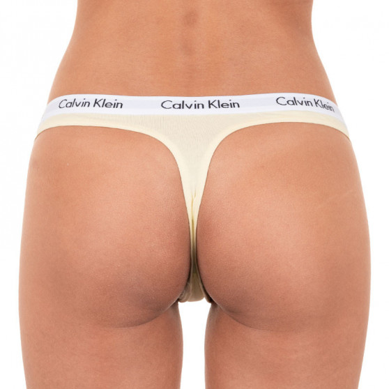 3PACK ženske tangice Calvin Klein večbarvne (QD3587E-OPB)