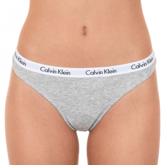 3PACK ženske tangice Calvin Klein večbarvne (QD3587E-OPB)