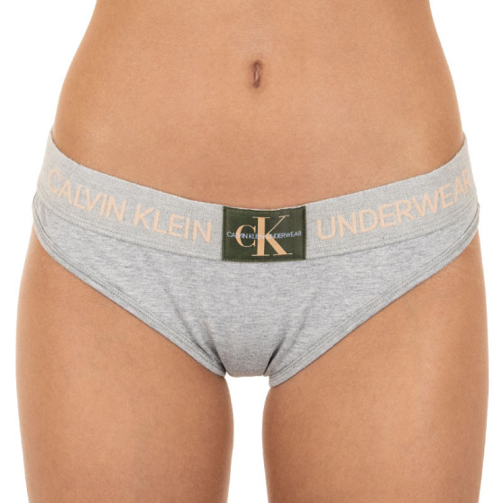 Ženske hlačke Calvin Klein sive (QF4921E-GCD)