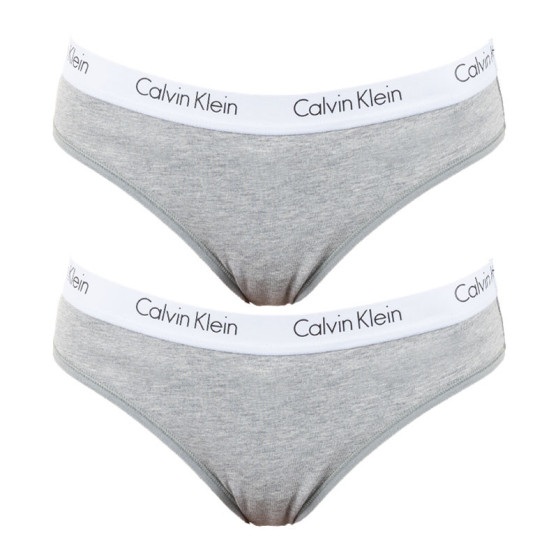 2PACK ženske hlačke Calvin Klein sive (QD3584E-020)