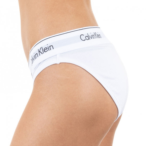 Ženske hlačke Calvin Klein prevelike bela (QF5118E-100)