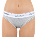 Ženske hlačke Calvin Klein prevelike sive (QF5118E-020)