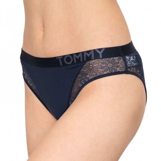 Ženske hlačke Tommy Hilfiger temno modra (UW0UW01392 416)