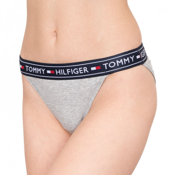 Ženske hlačke Tommy Hilfiger sive (UW0UW00726 004)